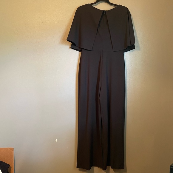 NWT Connected Apparel Sz 8 Pet Women's Black Popover Wide Leg Jumpsuit Ret $89! - Picture 15 of 16